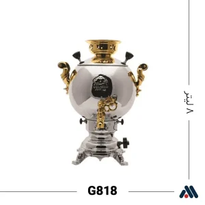 سماور گازی گلستان مدل توپی G818