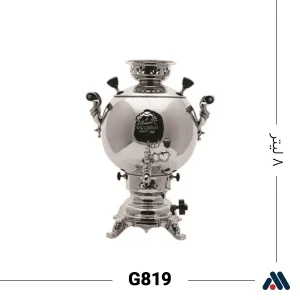 سماور گازی گلستان مدل توپی G819