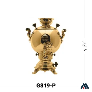 سماور گازی گلستان مدل توپی G819-P