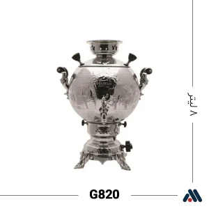سماور گازی گلستان مدل توپی G820