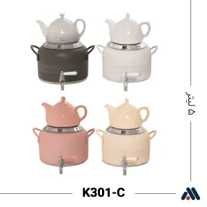 کتری روگازی رنگی گلستان مدل K301-C