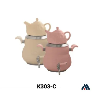 کتری روگازی رنگی گلستان مدل K303-C