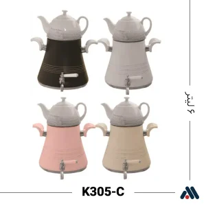 کتری روگازی رنگی گلستان مدل K305-C